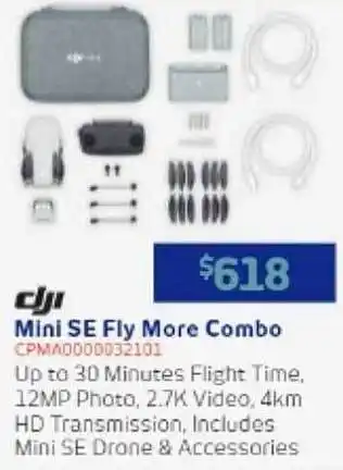 Dji Mini Se Fly More Combo