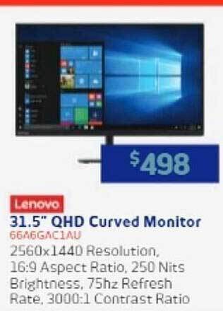 Retravision Lenovo 31.5 offer