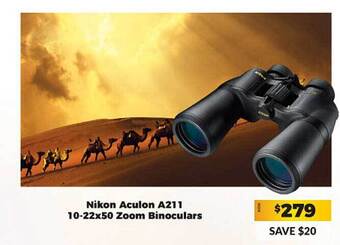 Camera House Nikon Aculon A211 10-22x50 Zoom Binoculars offer
