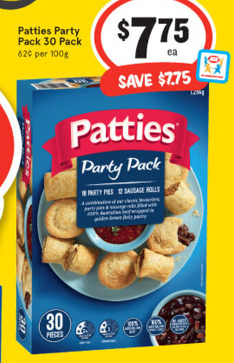 IGA Patties Party Pack 30 Pack offer