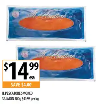 Supabarn IL Pescatore Smoked Salmon 300g offer