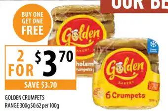 Supabarn Golden Crumpet Range 300g offer