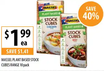 Massel Plant Based Stock Cubes Range 10 Pack