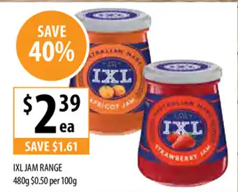 IXL Jam Range 480g