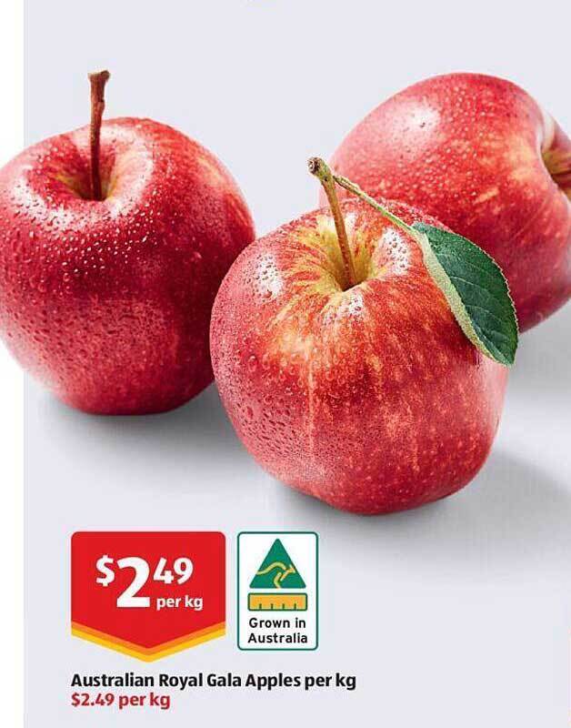 Australian Royal Gala Apples offer at ALDI