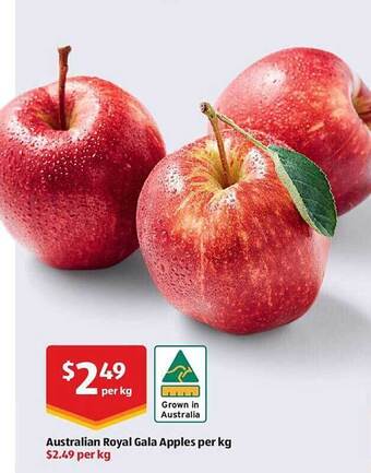 ALDI Australian Royal Gala Apples offer