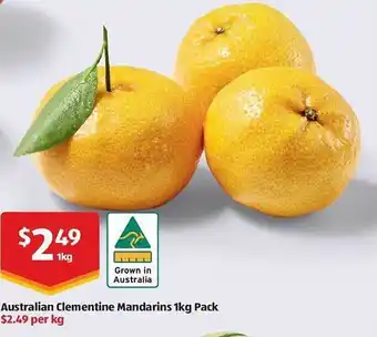 ALDI Australian Clementine Mandarins offer