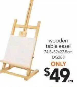 Cheap as Chips Wooden Table Easel offer