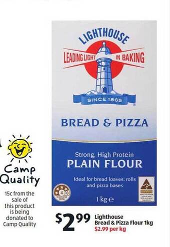 Lighthouse Bread & Pizza Flour 1kg