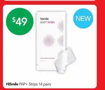Terry White Hismile Pap+ Strips 14 Pairs offer