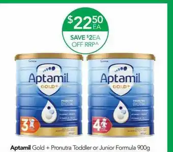 Aptamil Gold + Pronutra Toddler Or Junior Formula