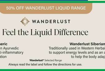 Terry White Wanderlust Selected Range offer