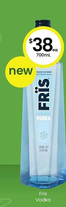 The Bottle O Fris Vodka offer