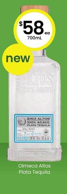 The Bottle O Olmeca Altos Plata Tequila offer