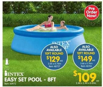 Intex Easy Set Pool - 8ft