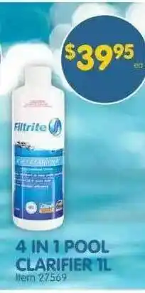 Clark Rubber 4 In 1 Pool Clarifier offer