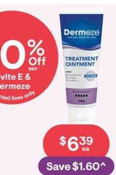 Discount Drug Stores Dermeze Treatment Ointment offer