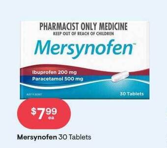 Discount Drug Stores Mersynofen 30 Tablets offer