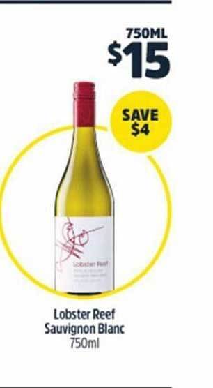 BWS Lobster Reef Sauvignon Blanc offer