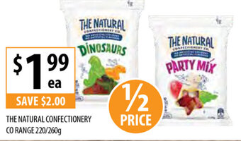 Supabarn The Natural Confectionery Co Range 220/260g offer