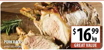 Supabarn Pork Racks offer