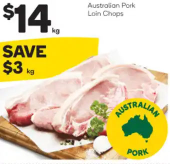 Woolworths Australian Pork Lion Chops offer