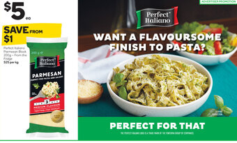 Woolworths Perfect Italiano Parmesan Block 200g offer