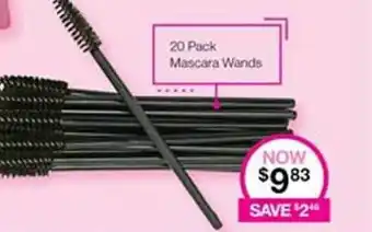 Priceline 20 Pack Mascara Wands offer