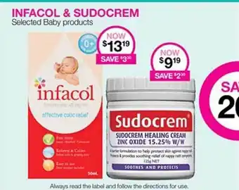Priceline Infacol & Sudocrem Baby Products offer