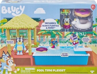 BIG W Bluey Pool Time Fun Playset offer