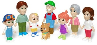 BIG W Cocomelon 8-Pack Family Figures* offer