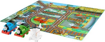 BIG W Thomas & Friends Thomas and Sodor Playmat Set with Vehicles offer