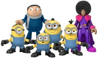 BIG W Imaginext 6-Pack Minions Figurines offer
