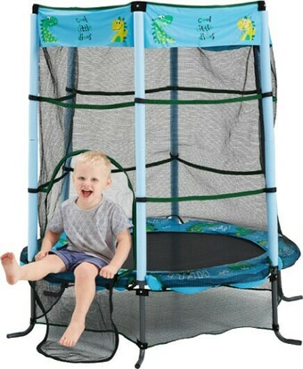 BIG W Action Sports 4.5ft Trampoline in Dinosaur Time offer