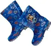 BIG W Paw Patrol Kids Light Up Rain Boot - Blue offer