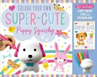 BIG W Colour Your Own Super-Cute Puppy Squishy Activity Kit offer