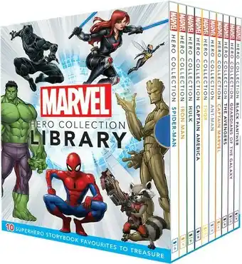BIG W Mini Marvel Hero Collection 10-Book Boxed Set offer