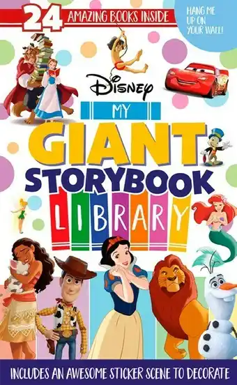 BIG W Disney Giant Storybook Library offer