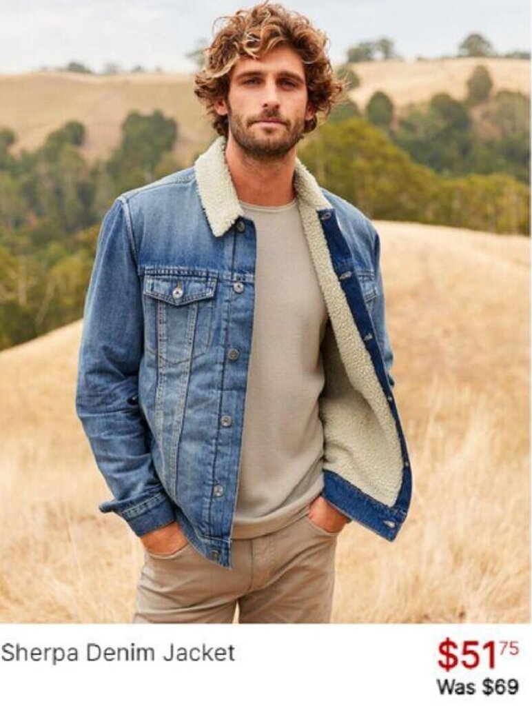 Target sherpa hot sale denim jacket