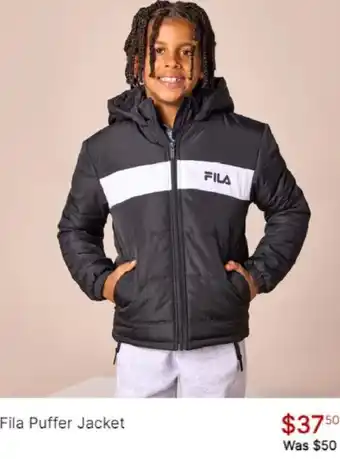 Target Fila Puffer Jacket offer
