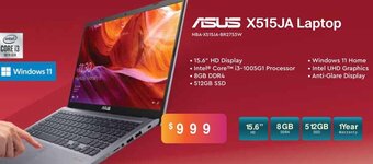 Leader Computers Asus X515JA Laptop offer