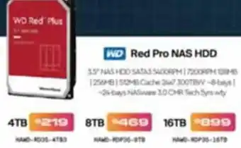 Leader Computers WD Red Pro NAS HDD 4TB offer
