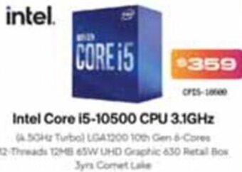 Leader Computers Intel Core i5-10500 CPU 3.1GHz offer