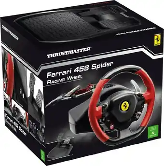 BIG W Thrustmaster Xbox One Ferrari 458 Spider Racing Wheel offer
