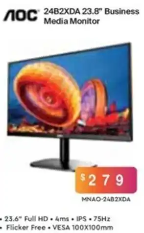 24B2XDA 23.8" Business Media Monitor