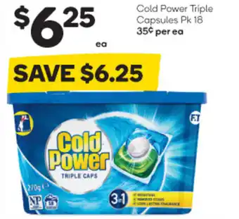 Woolworths Cold Power Triple Capsules Pk 18 offer