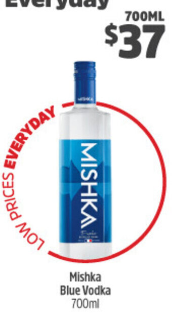 Mishka Blue Vodka 700ml