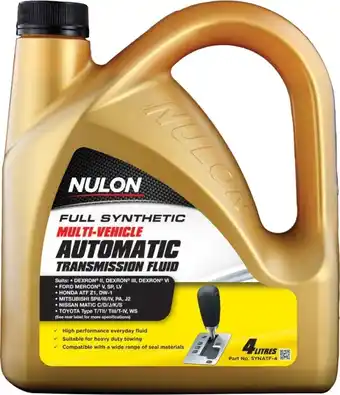 Nulon Multi-Vehicle Automatic Transmission Fluid 4LT