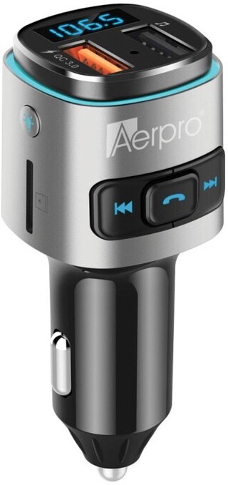 Autopro Aerpro in Car Bluetooth Hands Free FM Transmitter Kit with USB Fast Charge offer