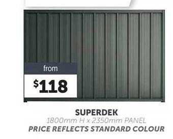 Stratco Superdek offer